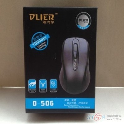 達力爾D-506鼠標 筆記本臺式機電腦usb有線鼠標 便宜鼠標工廠批發_達力爾電子產品的銷售-3158招商加盟網